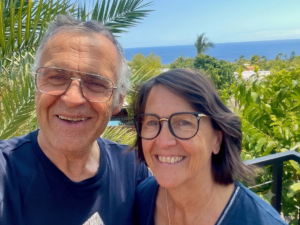 Mireille et Hervé hôtes de la Maison Les Terrasses